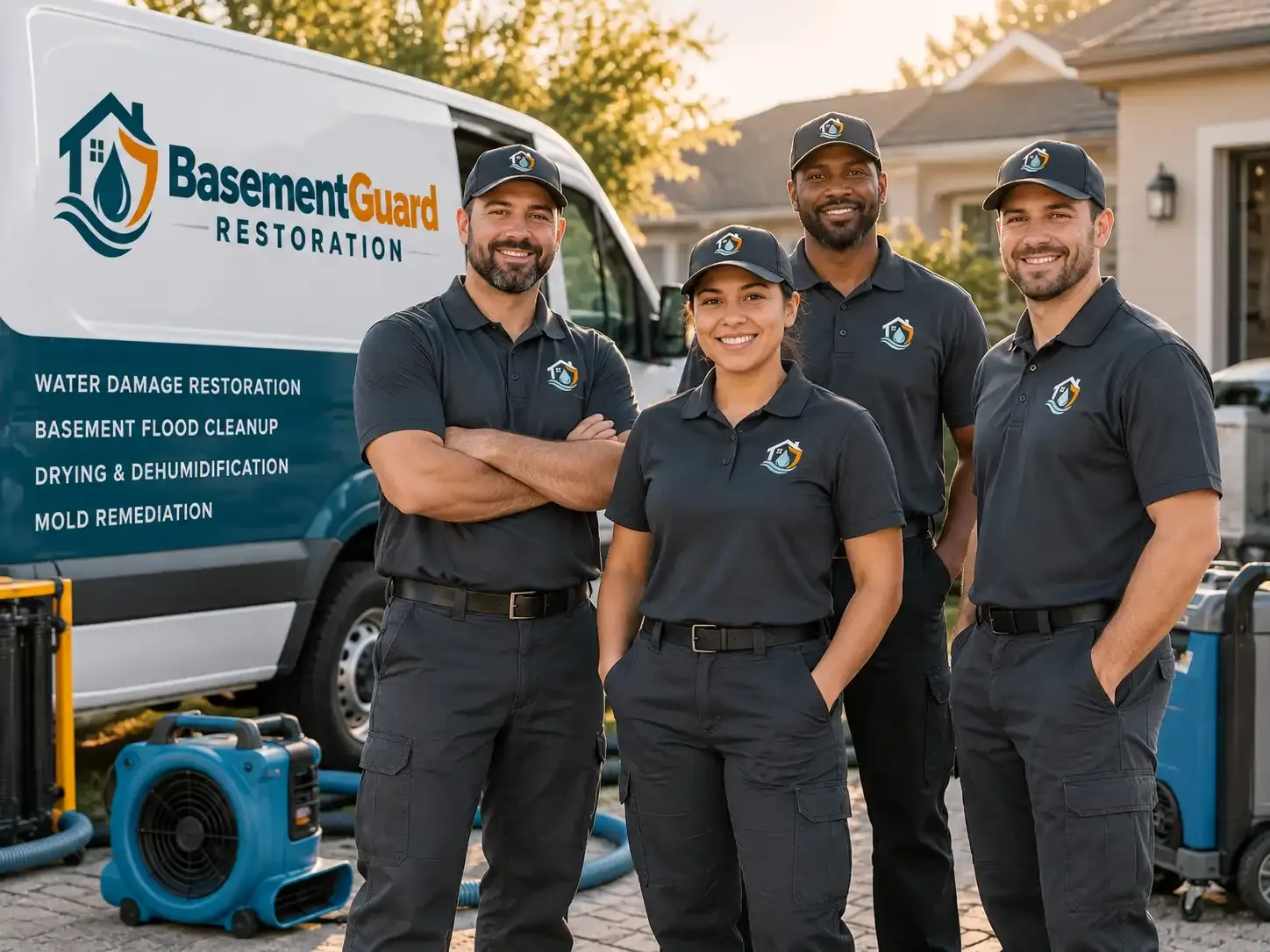 Basement Water Damage Restoration company in Burkettsville, OH